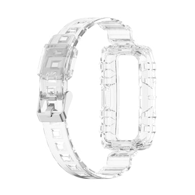 Bracelet de montre avec boîtier de montre en TPU Transparent  Huawei Band 7 / Band 6 / Band 6 Pro, Honor Band 7 / Band 6