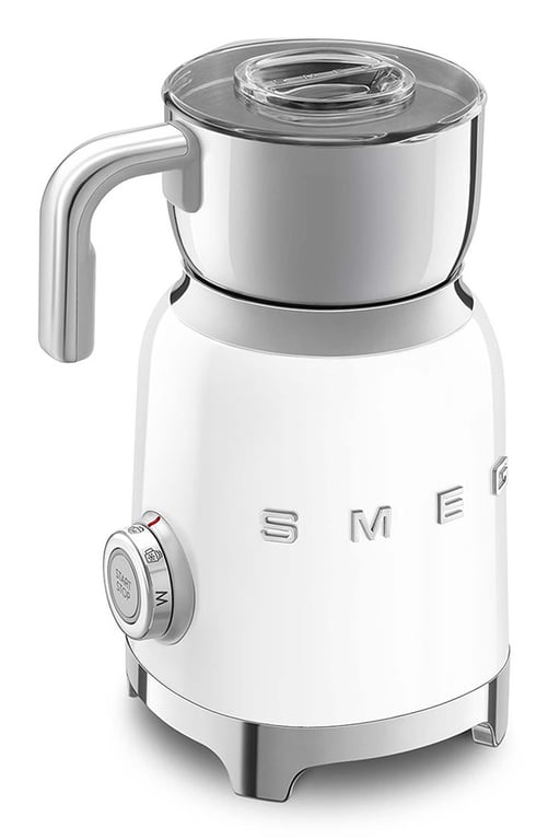 Smeg MFF11WHEU Mousseur et réchauffeur de lait Automatique Blanc - Neuf