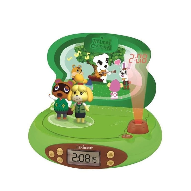 Réveil Projecteur Animal Crossing en 3D - vue 3