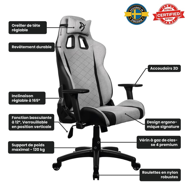 Arozzi Avanti Soft Fabric - vue 7