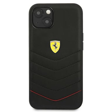 Custodia Ferrari per iPhone 13 mini 5,4'' Nero Off Track Trapuntato