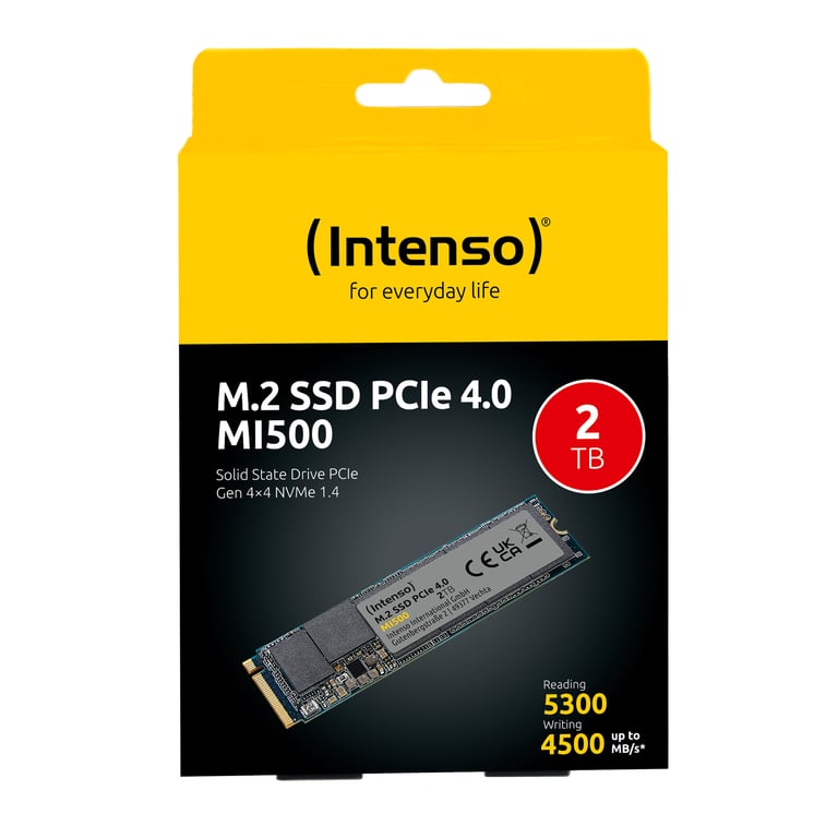 Intenso 3836470 disque SSD .2 PCI Express 4.0 NVMe Neuf - vue 2