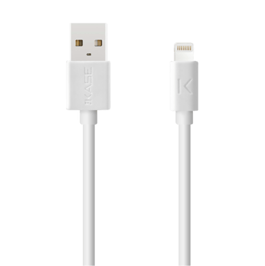 (O) Cable Lightning con certificación MFi Apple Charge Speed 2.4A de carga/sincronización (3M), blanco brillante