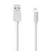 (O) Cable Lightning con certificación MFi Apple Charge Speed 2.4A de carga/sincronización (3M), blanco brillante