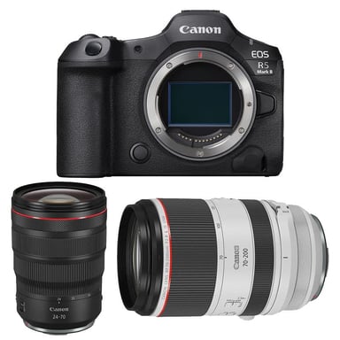 CANON EOS R5 MARK II + RF 24-70mm f/2.8 L IS USM + RF 70-200mm f/2.8 L IS USM