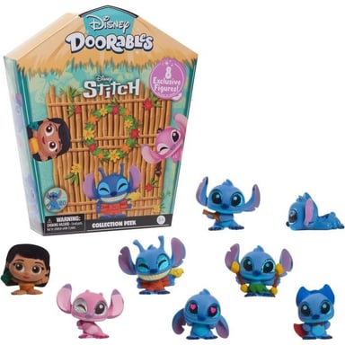 Disney Doorables Stitch Colector Conjunto de 8 Piezas