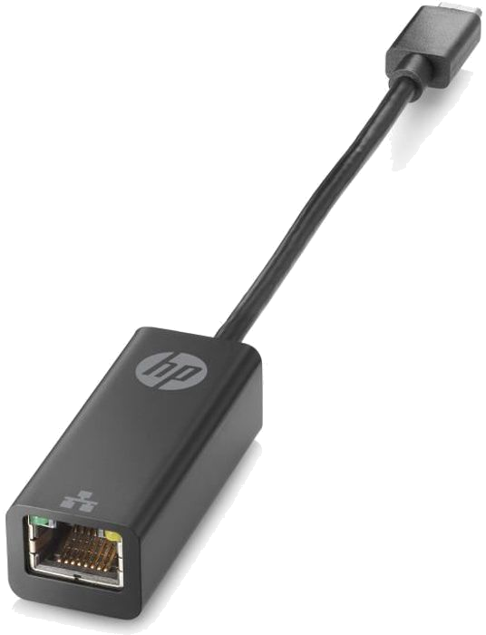 HP Adaptateur USB-C a RJ45 - Noir