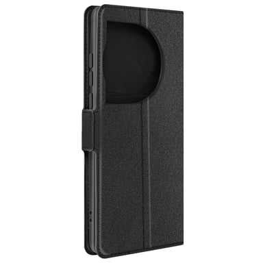 Funda para OnePlus 12 5G Lengüeta Tarjetero Soporte de vídeo Negro
