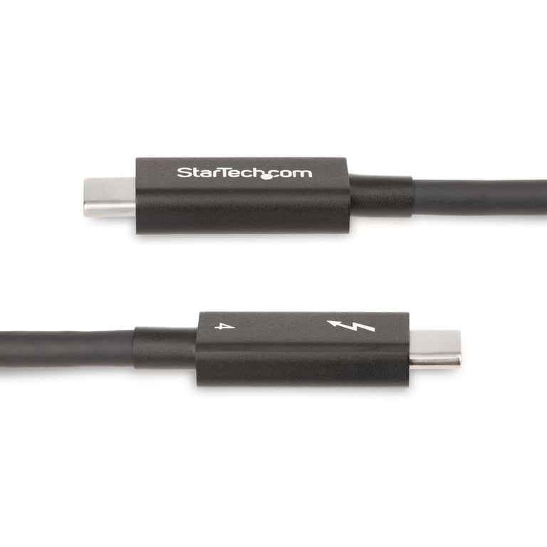 StarTech.com A40G2MB-TB4-CABLE Câble Thunderbolt 2 m 40 Gbit/s Noir - Neuf