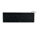 MCL ACK-729/N teclado Universal USB + PS/2 AZERTY Francés Negro