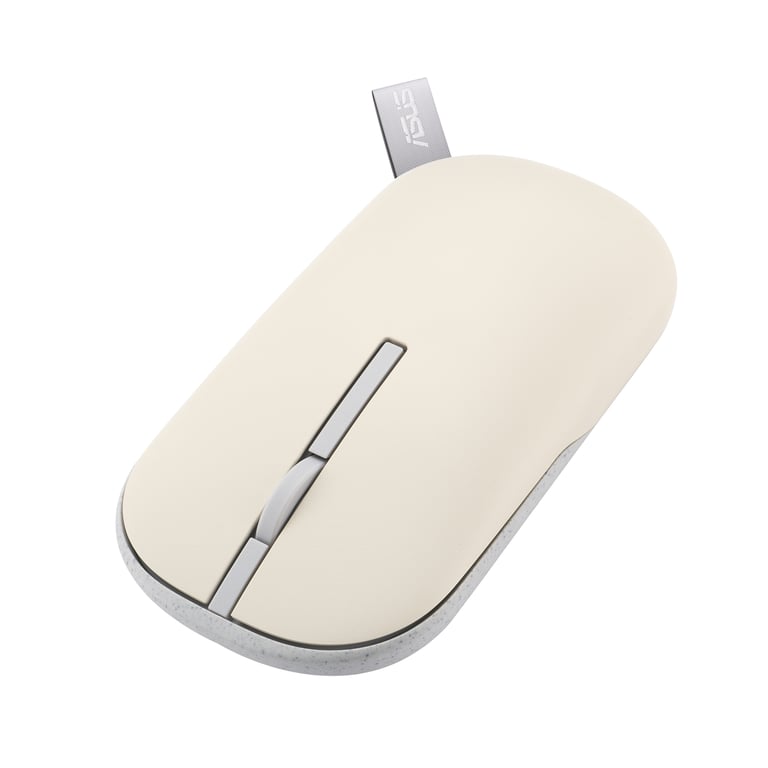 ASUS Marshmallow Mouse MD100 souris Bureau Ambidextre RF sans fil + Bluetooth Optique 1600 DPI - Neuf