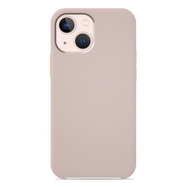 Coque silicone unie Soft Touch Sable rosé compatible Apple iPhone 13 Mini