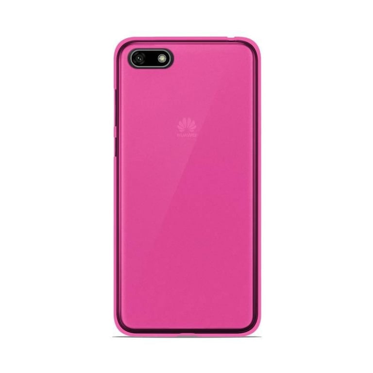 Coque silicone unie compatible Givré Rose Huawei Honor 7S - 1001 coques