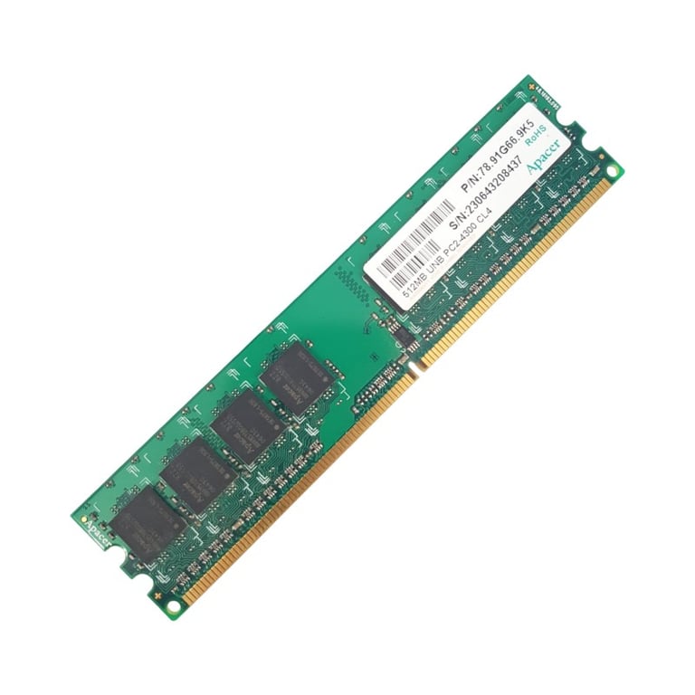 Apacer 512Mo Ram Ddr2 78.91G66.9K5 Dimm Pc2-4300 - Très Bon État