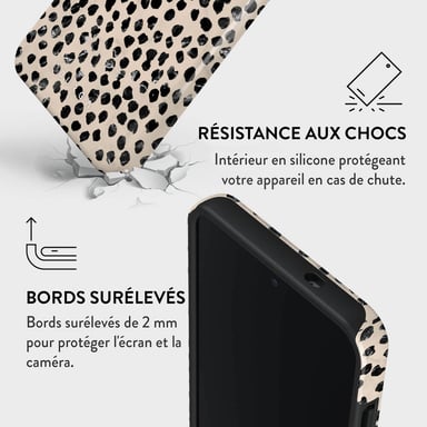Burga Tough Back Cover para Samsung Galaxy S25 - Almond Latte