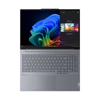 Lenovo ThinkBook 16 G7 QOY Copilot+ PC Snapdragon X1P-42-100 Portátil 40,6 cm (16'') WUXGA 16 GB LPDDR5x-SDRAM 512 GB SSD Wi-Fi 7 (802.11be) Windows 11 Pro Italiano Gris