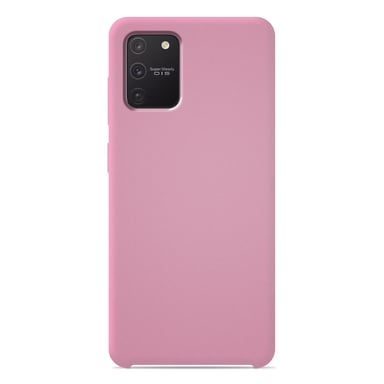 Coque silicone unie Soft Touch Rose compatible Samsung Galaxy S10 Lite