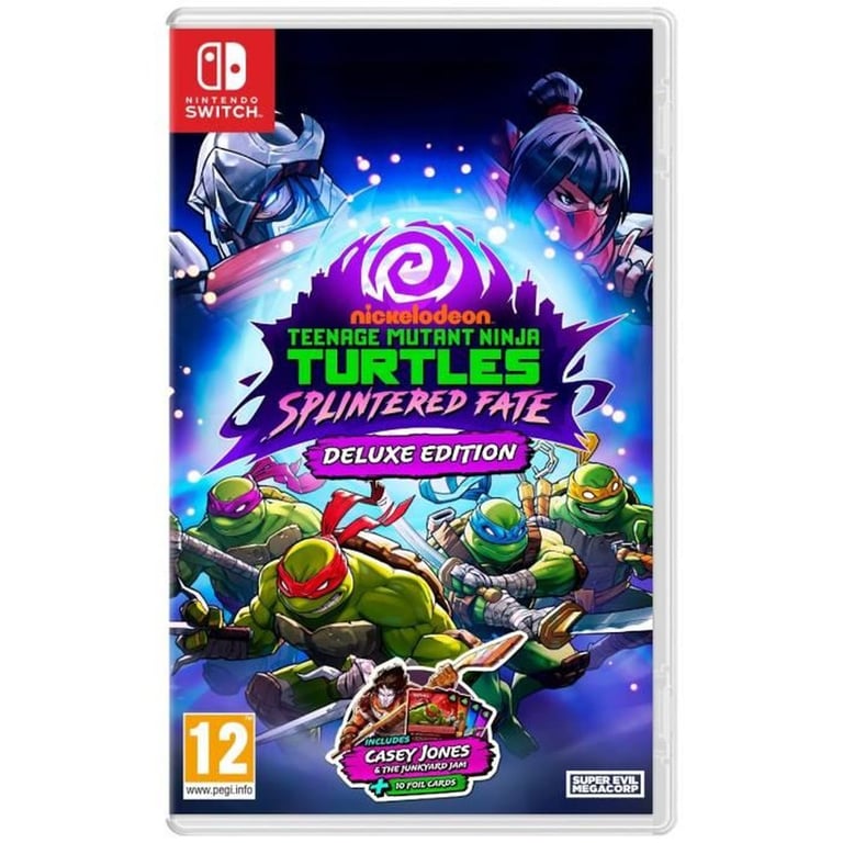 TMNT Splintered Fate - Edition Deluxe - Jeu Nintendo Switch - Neuf