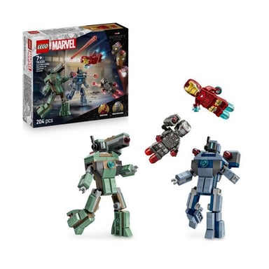 Lego 76320 - Sh Marvel Iron Man y Maquina de Guerra Vs. Dron