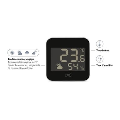 Estación meteorológica conectada EVE WEATHER - Tecnología Hilo Bluetooth Apple HomeKit
