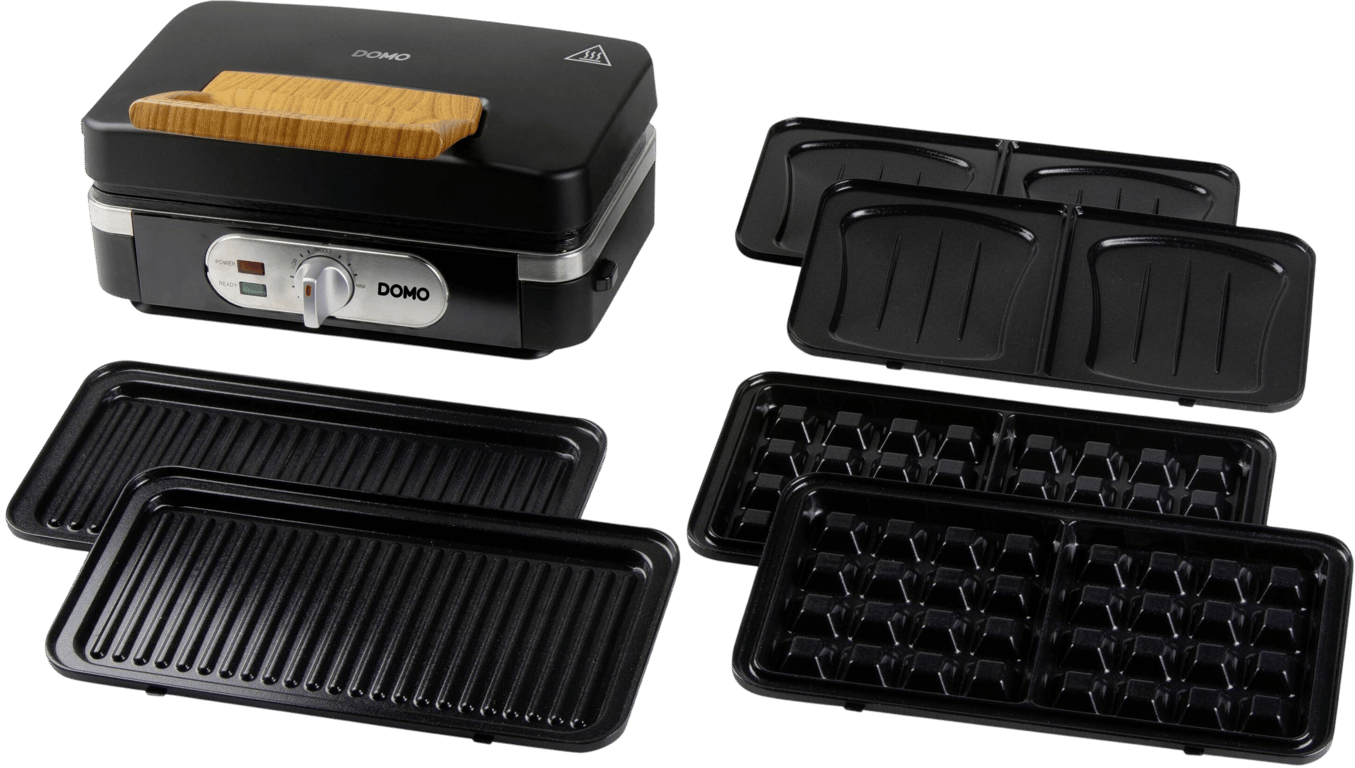 DOMO SANDWICH WAFFEL GRILL 3 IN 1 INKY Machine à croque monsieur - vue 3