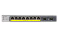 NETGEAR GS110TP Géré L2/L3/L4 Gigabit Ethernet (10/100/1000) Connexion Ethernet, supportant l'alimentation via ce port (PoE) Gris