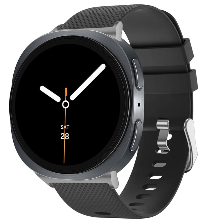 Bracelet Samsung Galaxy Watch 8 46mm Silicone flexible - vue 7
