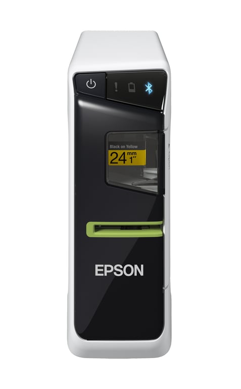 Epson LabelWorks LW Étiqueteuse et transfert thermique Rouleau 2 4 cm 180 dpi jusqu'à 15 mmsec USB Bluetooth outil de coupe détecteur de capot ouvert ... - vue 2
