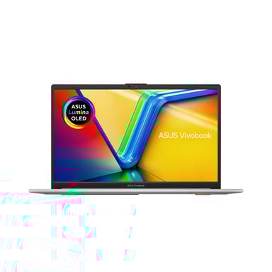 ASUS Vivobook Go 15 OLED OLED E1504FA-L1998W - Ordenador Portátil 15.6'' Full HD (AMD Ryzen 5 7520U, 16GB RAM, 512GB SSD, Radeon 610M, Windows 11 Home) Plata Fría - Teclado QWERTY español