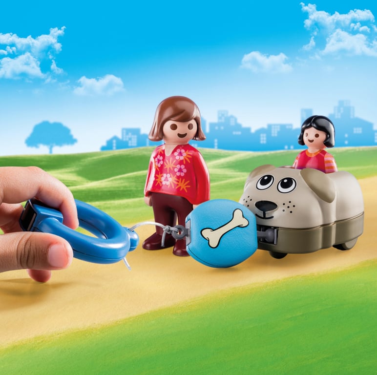 Playmobil Wagon chien - Neuf