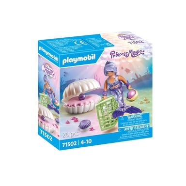 PLAYMOBIL Set de Sirena con Concha y Cuentas Mágicas