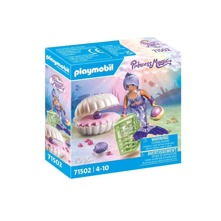 Coffret PLAYMOBIL Sirène avec Coquillage et Perles Magiques - Neuf