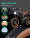DYU M20 Bicicleta eléctrica todo terreno – Motor 250 W, batería 48 V 18,2 Ah, autonomía 160 km, frenos de disco dobles, horquilla con suspensión, bicicleta eléctrica urbana polivalente.