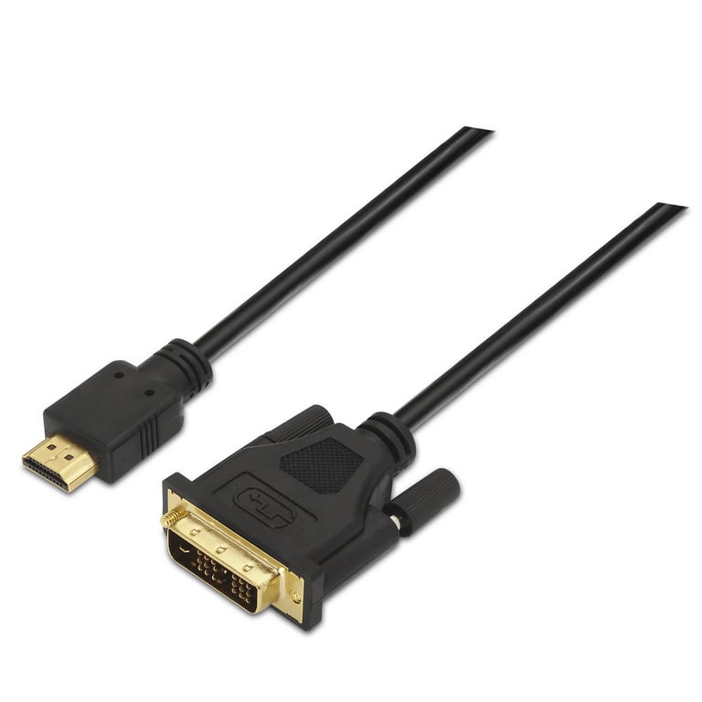 Aisens A117-0090 Câble Vidéo Et Adaptateur 1,8 M Hdmi Type A (Standard) Dvi 18+1 Noir - Excellent État