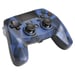 Snakebyte 4 S Wireless Bleu, Camouflage Bluetooth/USB Manette de jeu Analogique/Numérique PlayStation 4, Playstation 3