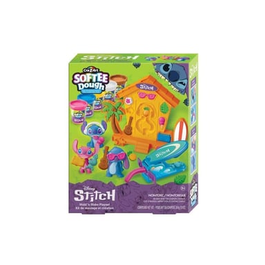 LEXIBOOK - Kit per la realizzazione di figure Stitch in argilla modellabile morbida e malleabile