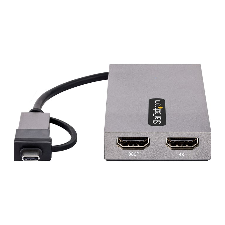 StarTech.com Adaptateur Multiport USB C et USB A Double HDMI 4K/ Station d'accueil USB C / USB 3.2 Gen 1 2 x HDMI - vue 3