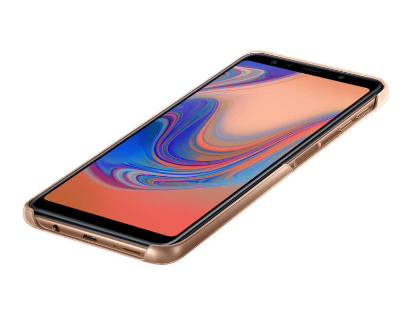 Samsung Coque arrière Evolultion pour A7 2018 Or - vue 4