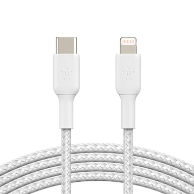 Belkin CAA004BT2MWH cable de conector Lightning 2 m Blanco