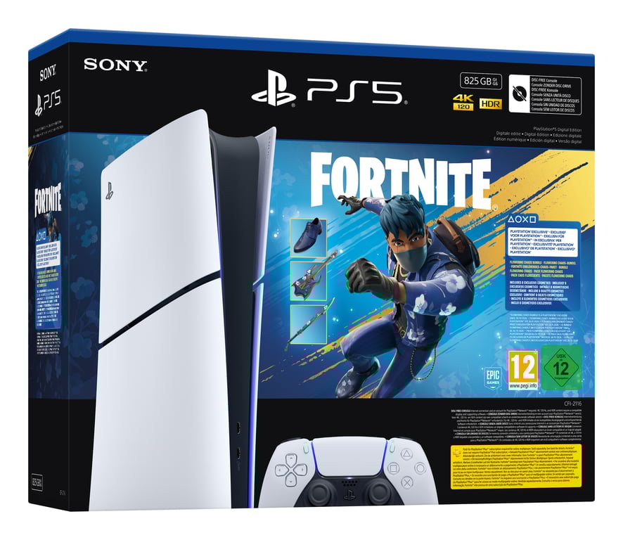 Pack Console PlayStation®5 numérique Fortnite Flowering Chaos - vue 7