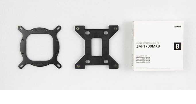 Zalman ZM-1700MKB Kit di montaggio Intel LGA 1700 per Reserator 5 - Kit di montaggio Z24 e Z36