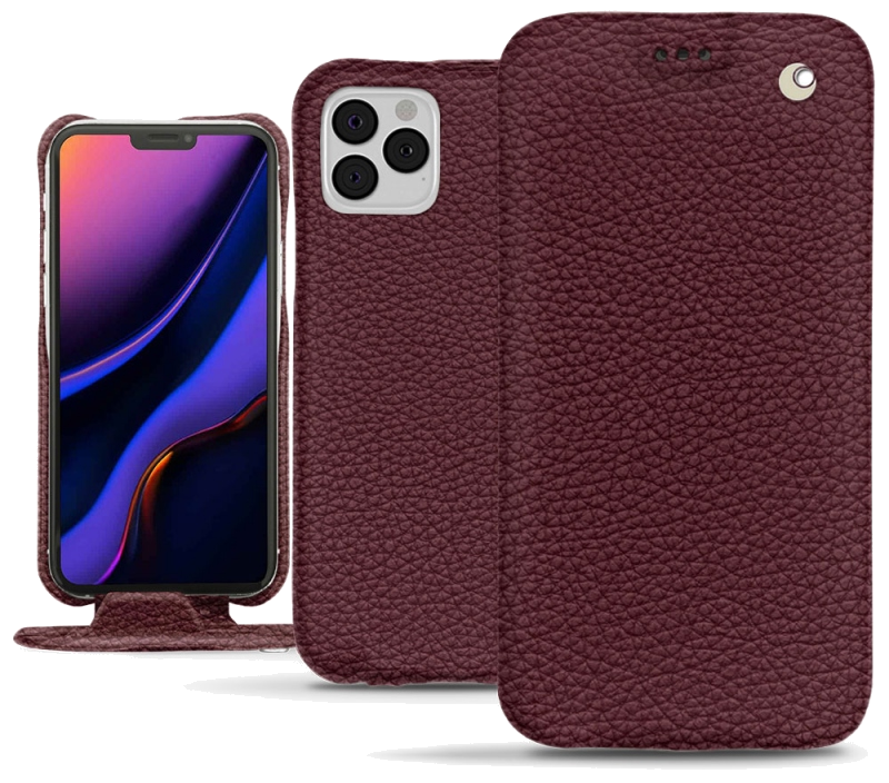 Housse cuir Apple iPhone 11 Pro - Rabat verticalViolet