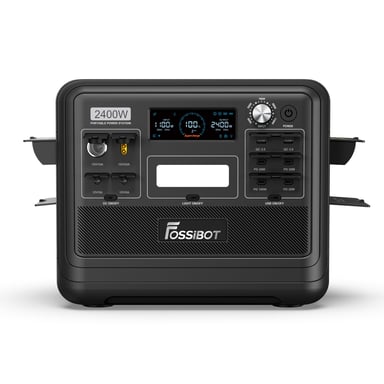 Central eléctrica portátil FOSSiBOT F2400 2048Wh Negro 2400W LiFePO4