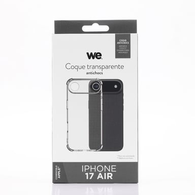 WE Funda TPU Protectora APPLE IPHONE 17 AIR Transparente