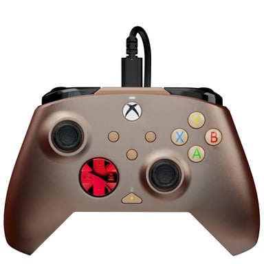 PDP REMATCH GLOW Advanced Noir, Bronze USB Manette de jeu Analogique/Numérique PC, Xbox One, Xbox Series S, Xbox Series X