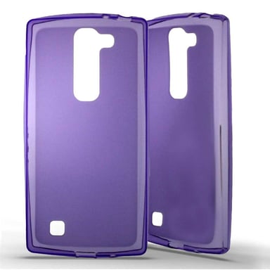 Coque silicone unie compatible Givré Violet LG G4C