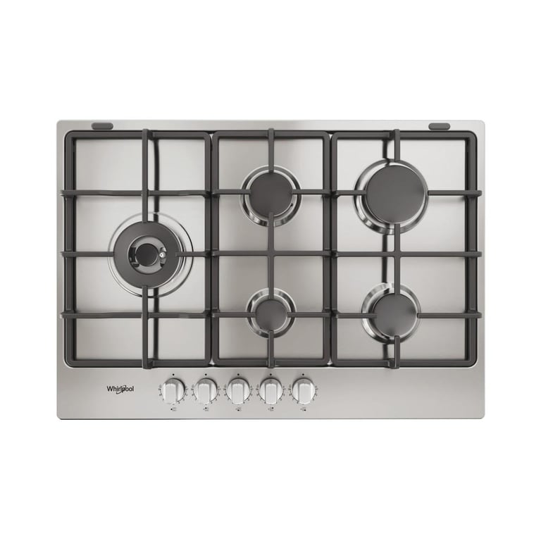 Whirlpool TGML 761 IX R Acier inoxydable Intégré 73 cm Gaz 5 brûleurs Neuf