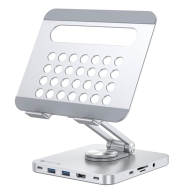 Techly ICA-TBL DOCK81 Support de livres Support pour tablette Argent
