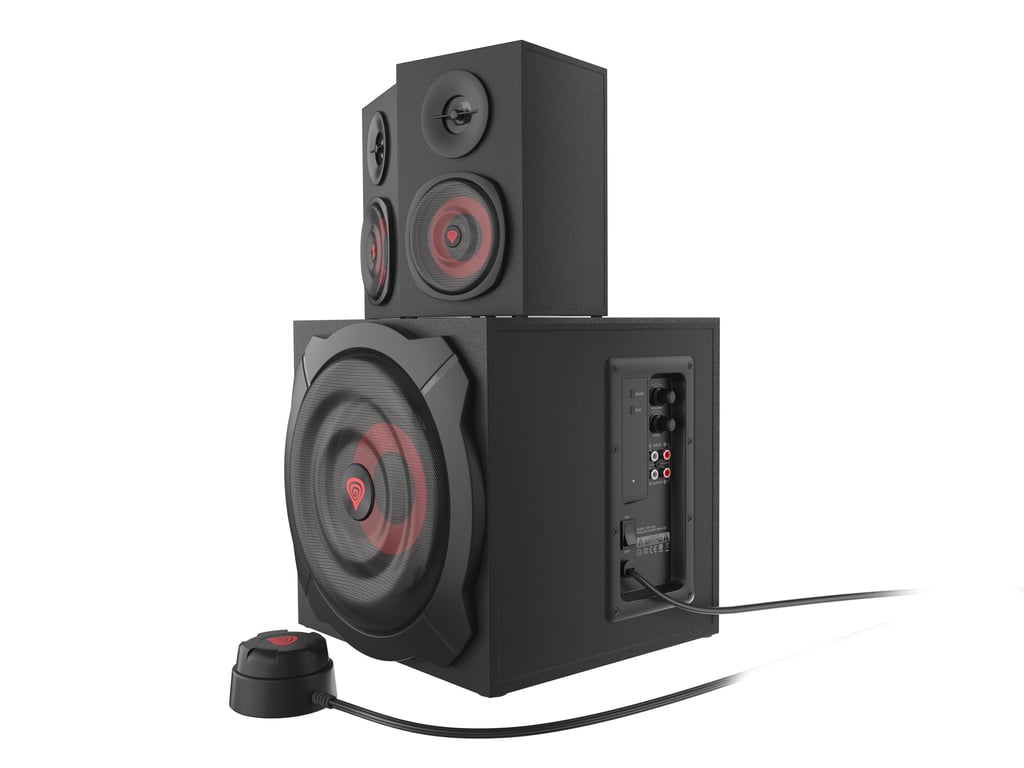 Enceintes GENESIS Helium 610BT – 2.1 Canaux, 60W, Bluetooth - vue 3