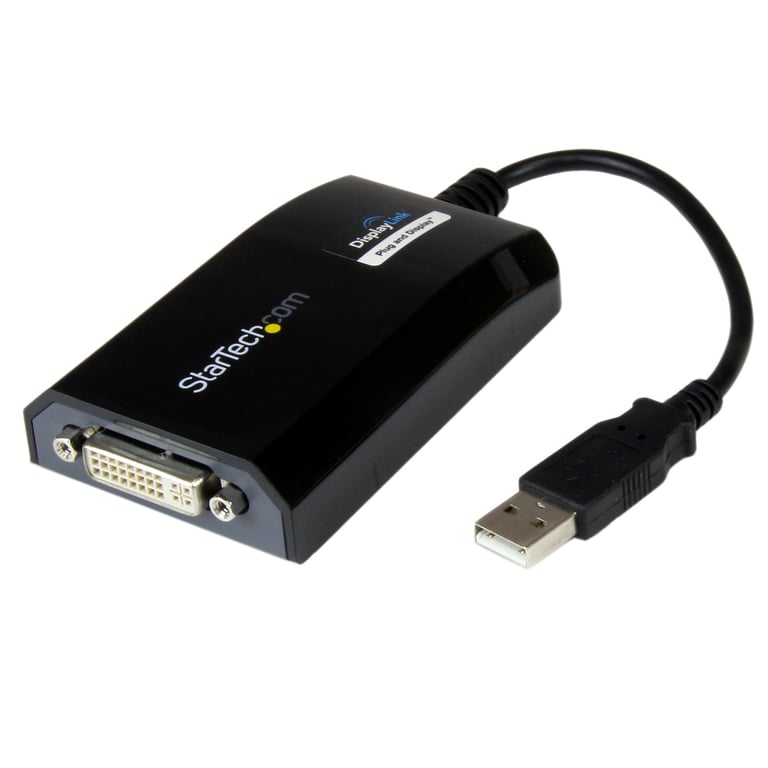 StarTech.com Adaptateur USB vers DVI 1920x1200 Carte Graphique et Vidéo Externe Câble Adaptateur d'Écran Double Compatible Mac et Windows Neuf